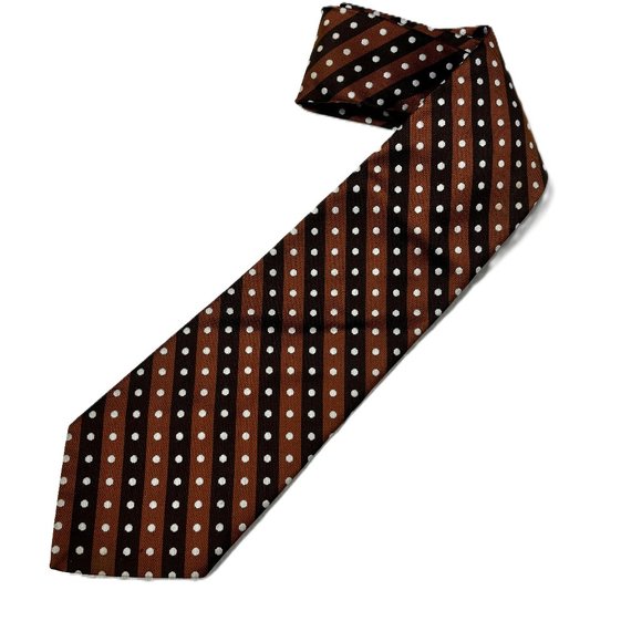Vintage MCM  70’s Mens Dress Tie by Custom Cravatieur - Picture 1 of 5